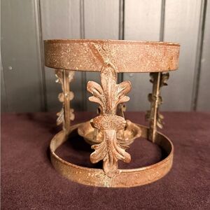 Vintage Style Metal Food Warmer Stand Chafer